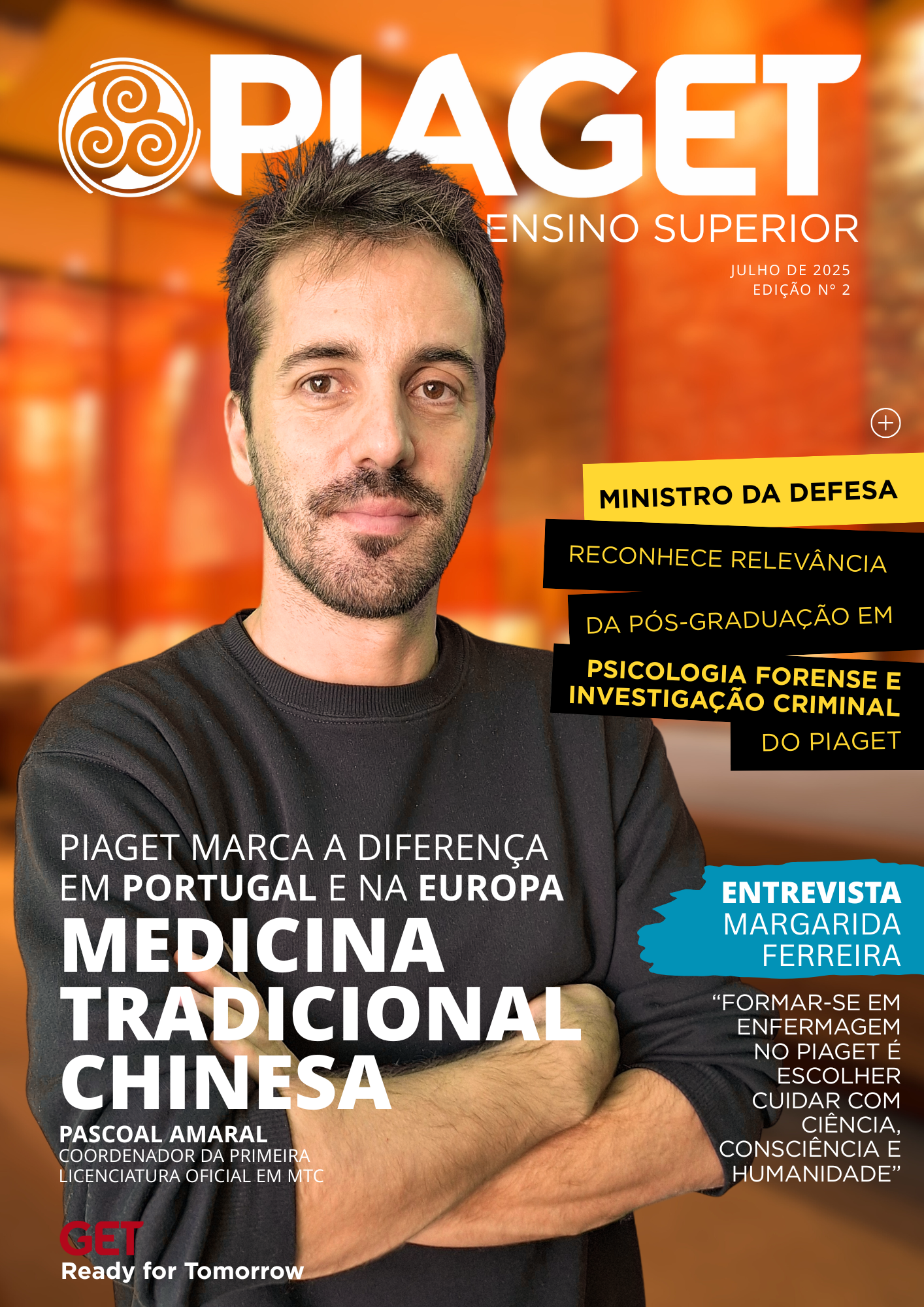 Capa: Revista Piaget – julho