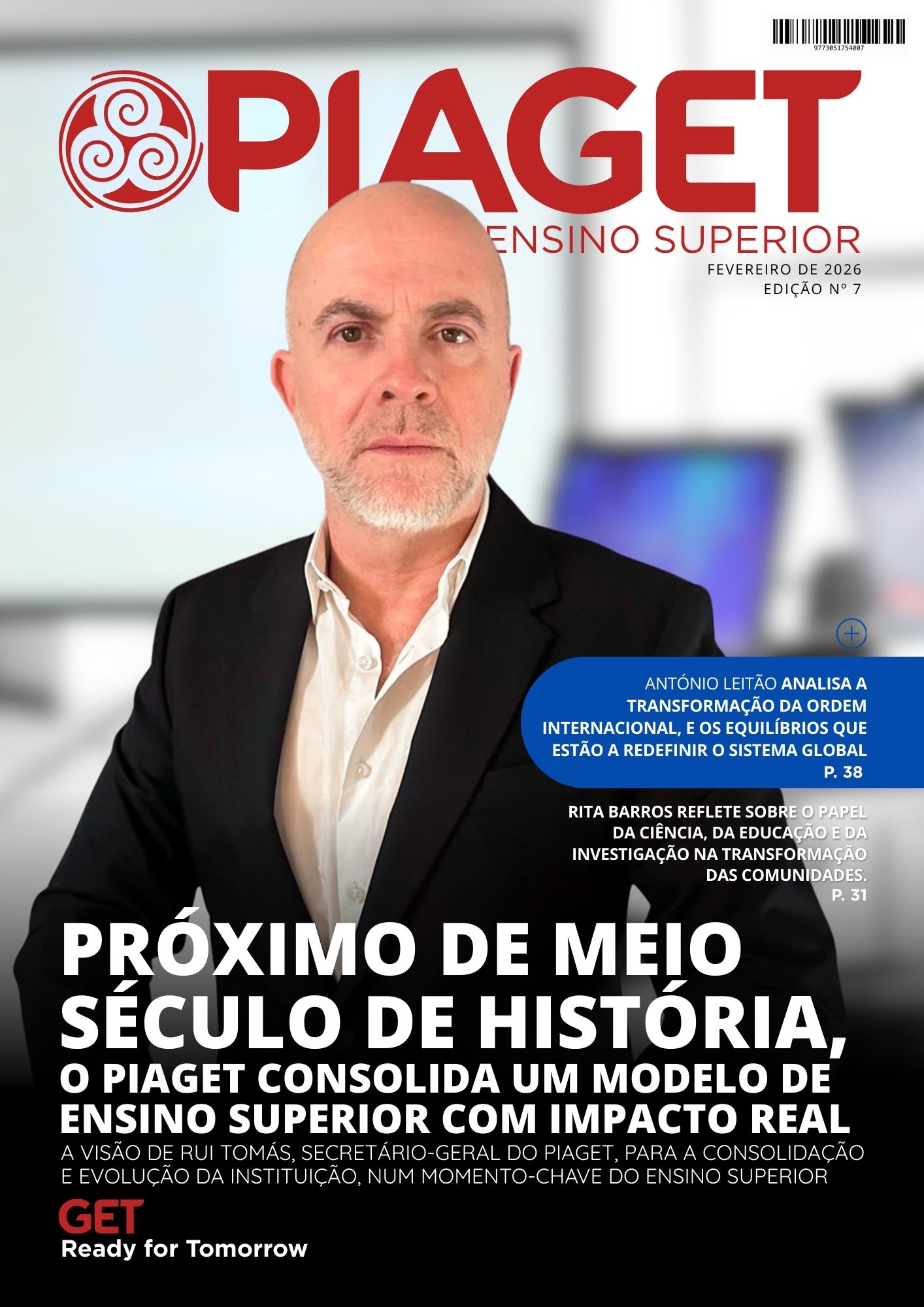 Capa: Revista Piaget – Fevereiro