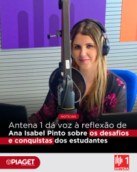 Piaget Ana Isabel Pinto na Antena 1 - RTP