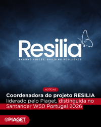 Notícias - Coordenadora do projeto Resilia - Santander W50 Portugal 2026