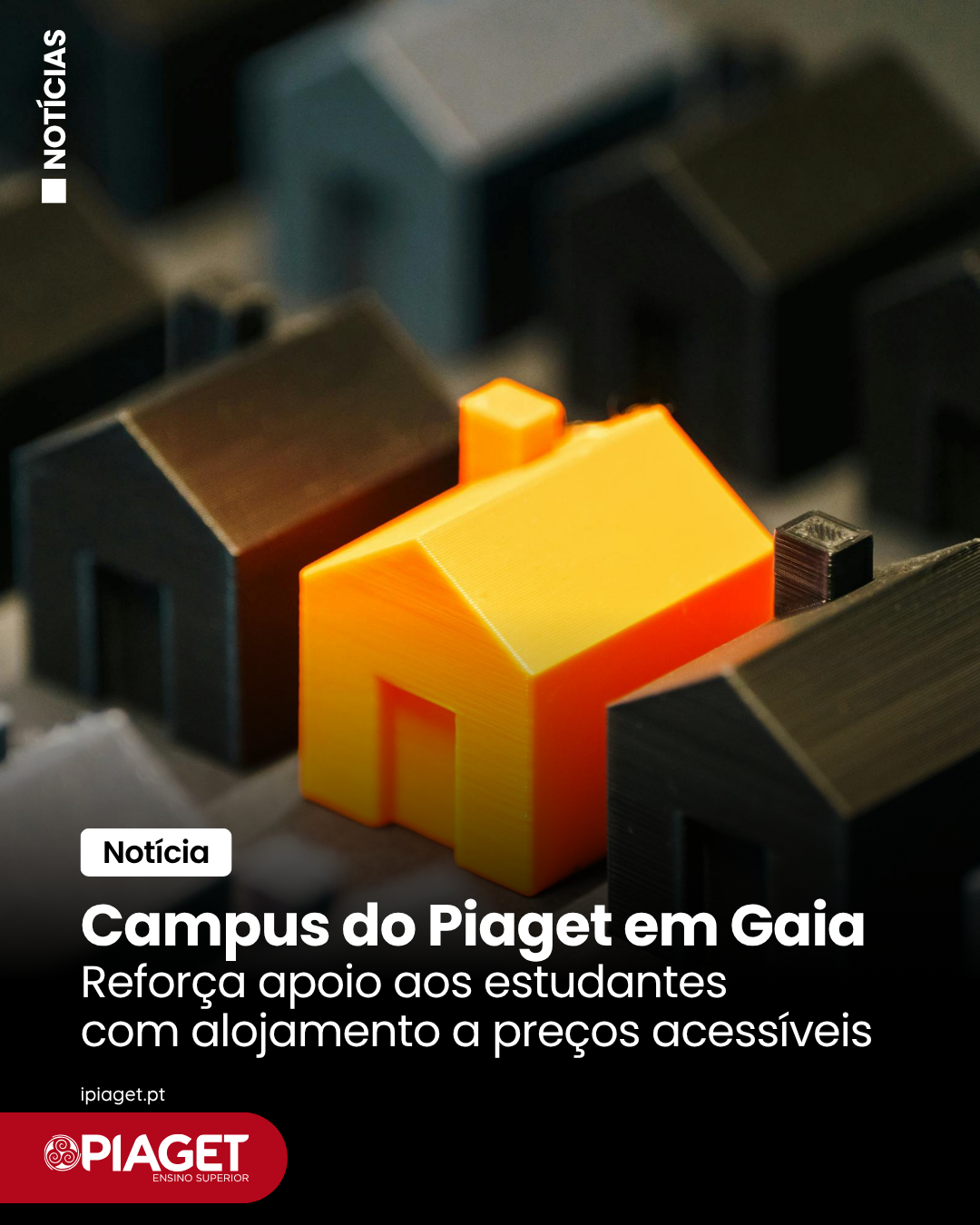Nova solução de habitação, criada em parceria com a Junta de Freguesia de Gulpilhares, reforça as condições de acolhimento dos estudantes que escolhem estudar no Campus do Piaget em Gaia.
