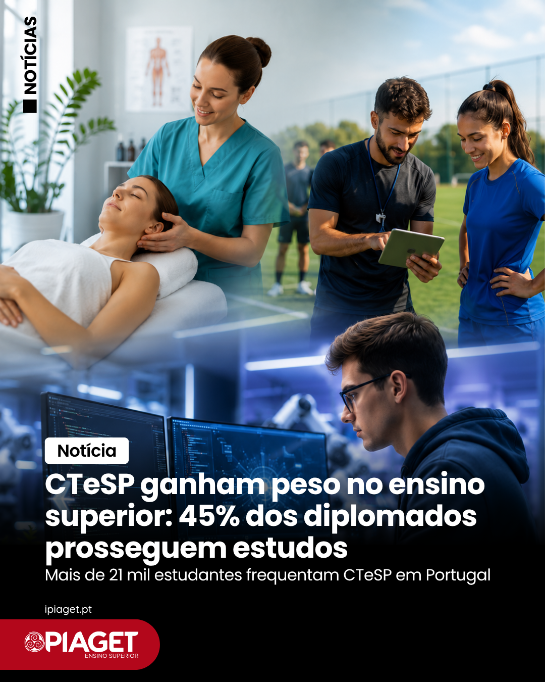 Com 120 ECTS, forte componente prática e estágio em contexto de trabalho, os Cursos Técnicos Superiores Profissionais afirmam-se como uma via de qualificação superior ligada às necessidades do mercado.