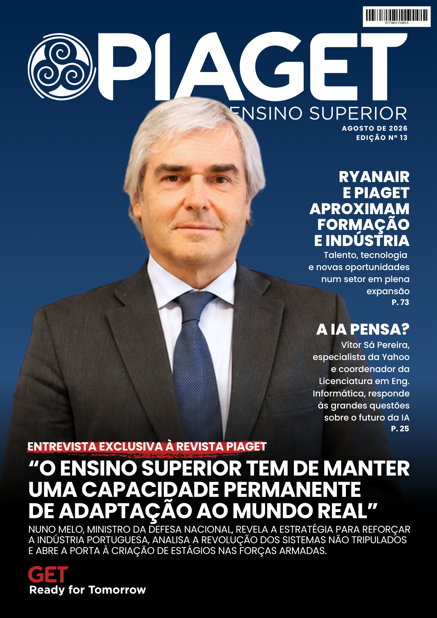 Revista Piaget de agosto - Nuno Melo