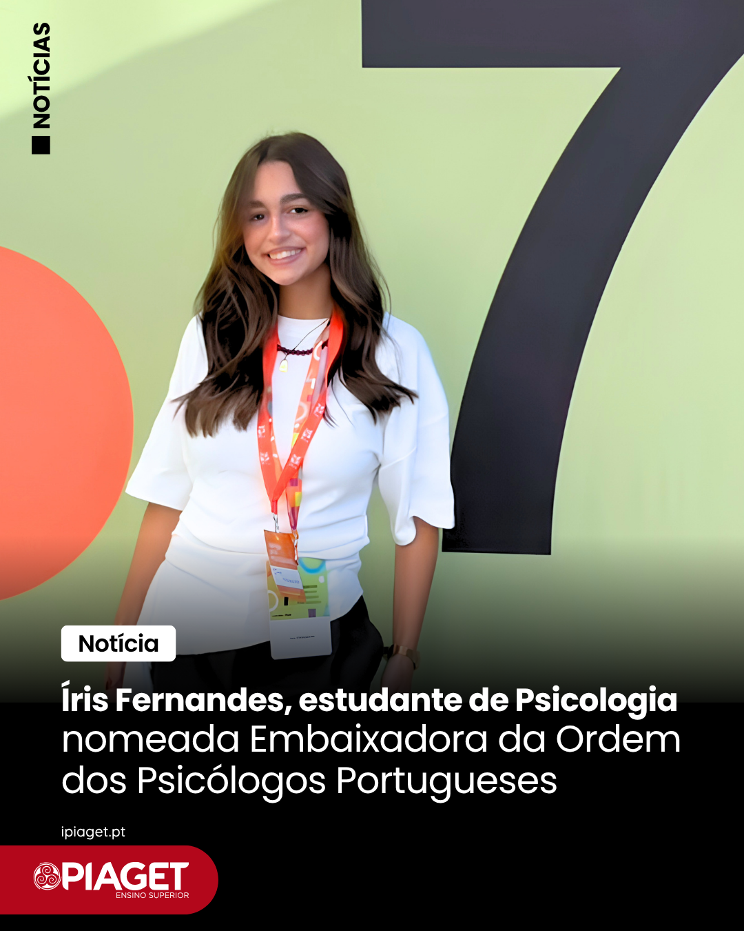 Íris Fernandes, estudante de Psicologia nomeada Embaixadora da Ordem dos Psicólogos Portugueses